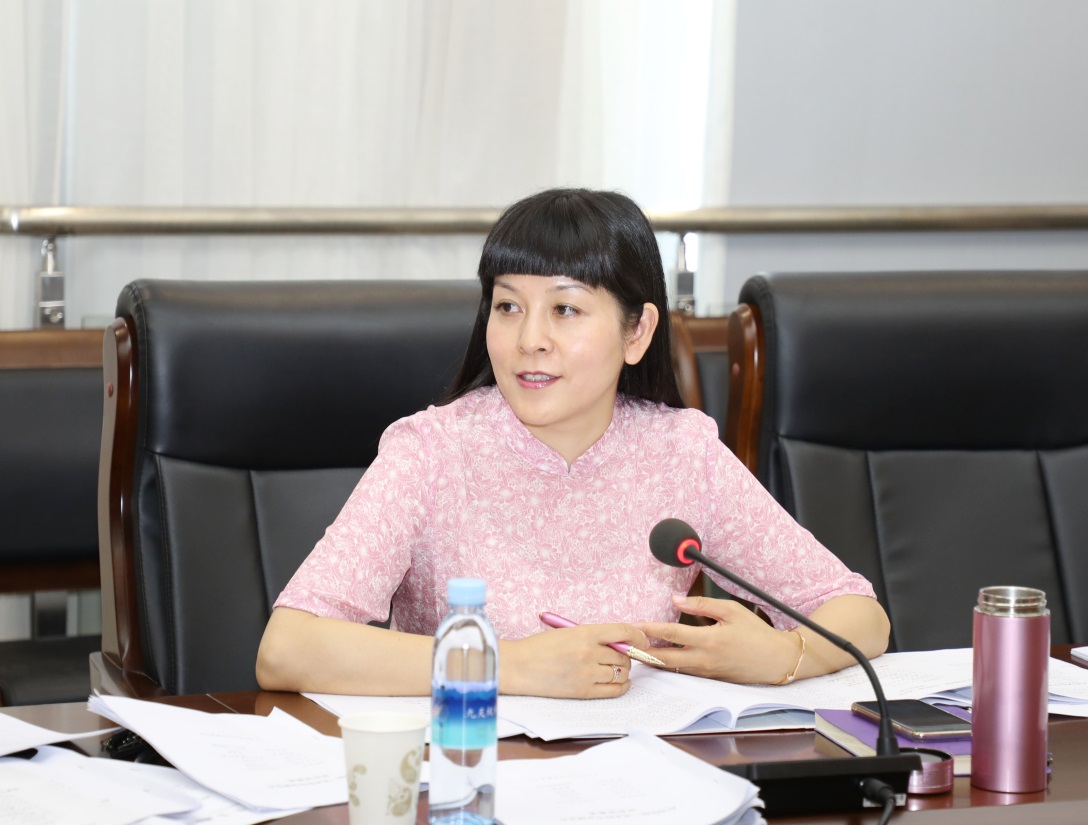 教务处罗幸处长发言党政办,发规处赵崇副处长发言教务处李娜副处长