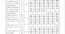 广西艺术学院2024-2025学年度校历